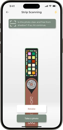 Biokissed-Urine-test-op-iPhone